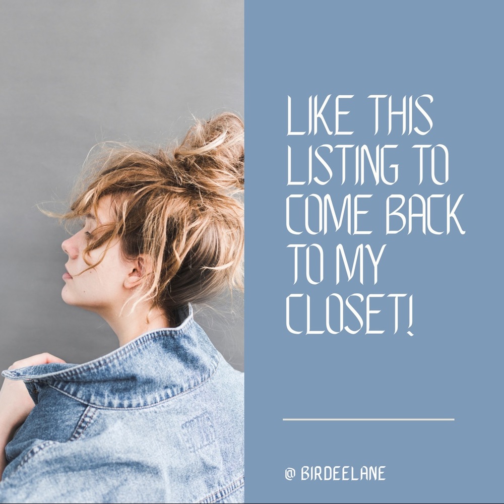 Like this listing to come back!